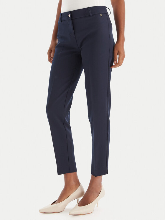 Maryley Medžiaginės kelnės · Tamsiai mėlyna · Regular Fit