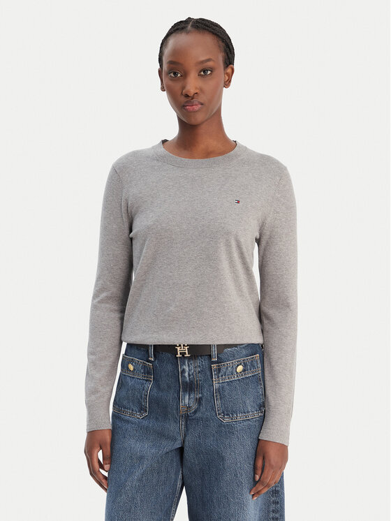 Tommy Hilfiger Megztinis · Pilka · Regular Fit