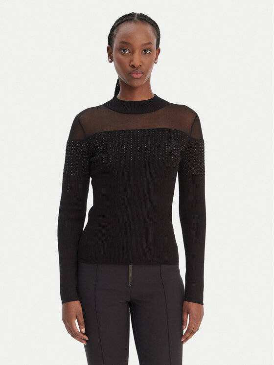 Guess Megztinis · Juoda · Regular Fit