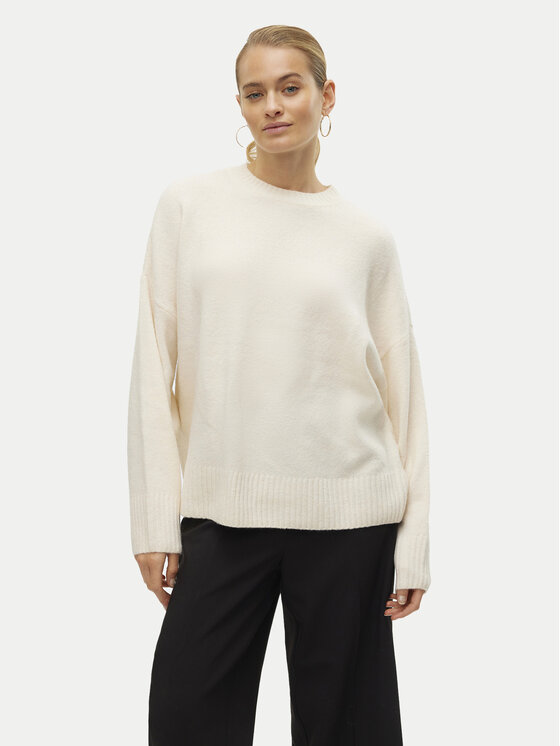 Vero Moda Megztinis · Écru · Relaxed Fit