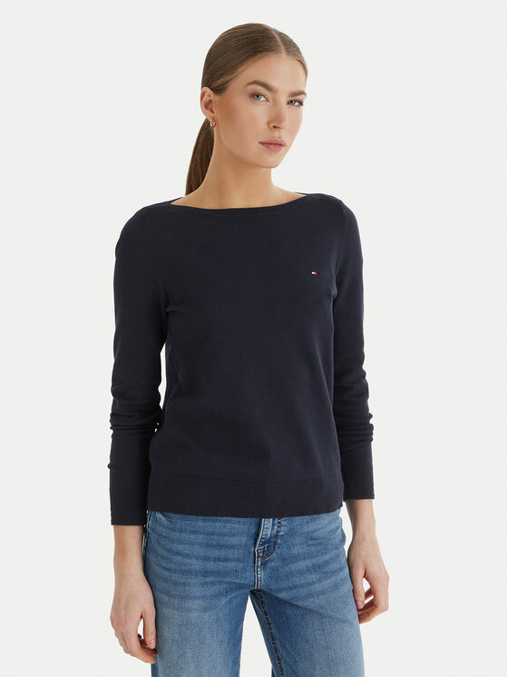 Tommy Hilfiger Megztinis · Tamsiai mėlyna · Regular Fit