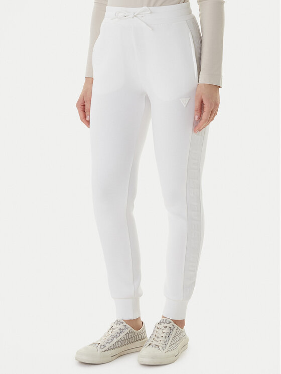 Guess Sportinės kelnės · Balta · Regular Fit