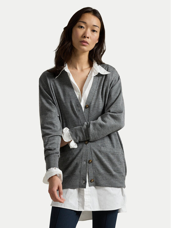 Polo Ralph Lauren Kardiganas · Pilka · Relaxed Fit