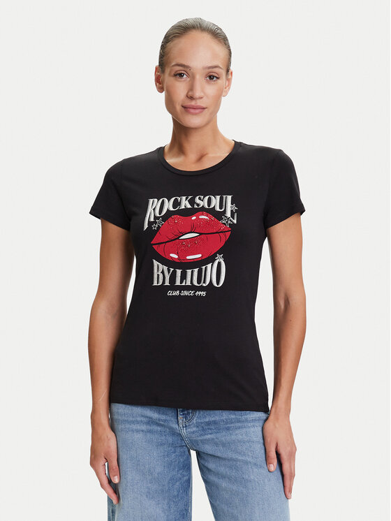 Liu Jo Marškinėliai · Juoda