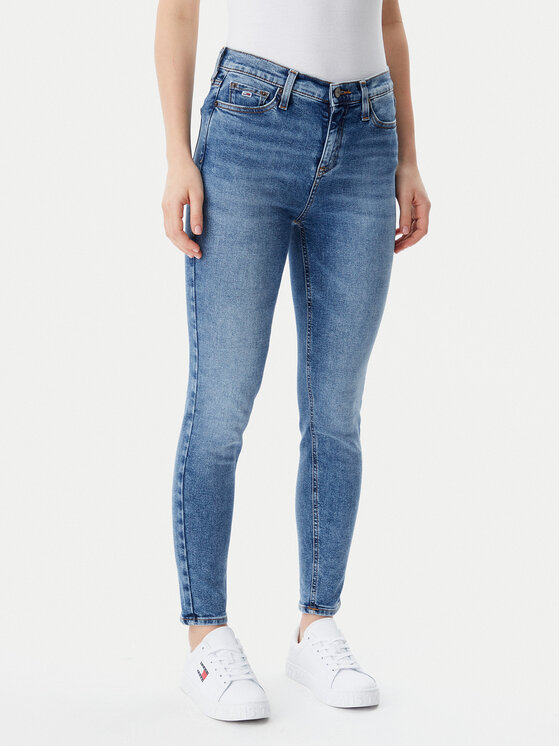 Tommy Jeans Džinsai · Mėlyna · Skinny Fit