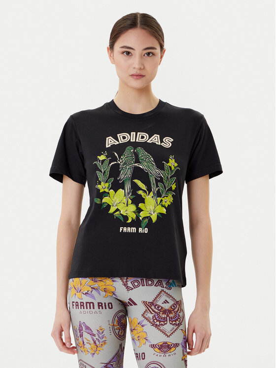 adidas Marškinėliai · FARM Rio · Juoda