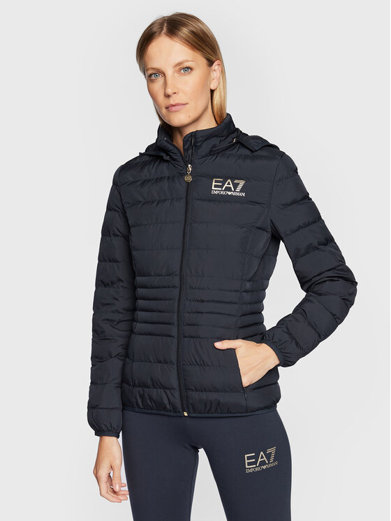 EA7 Emporio Armani Demisezoninė striukė · Tamsiai mėlyna