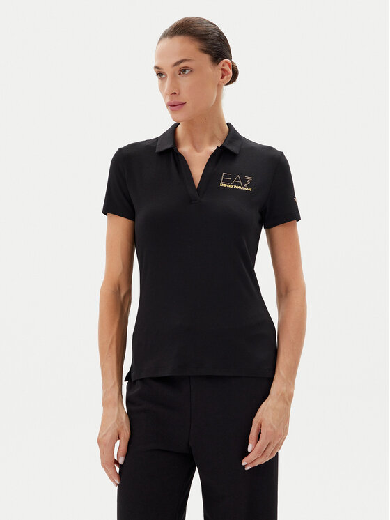 EA7 Emporio Armani Polo marškinėliai · Juoda