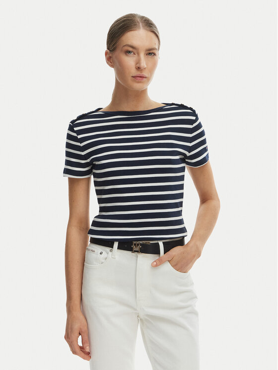 Tommy Hilfiger Marškinėliai · Tamsiai mėlyna