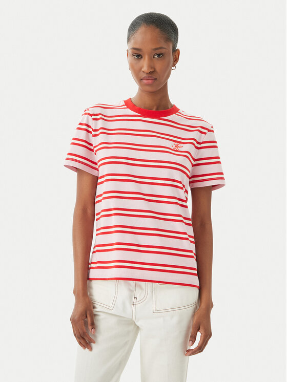 Tommy Hilfiger Marškinėliai · Šviesiai rožinė