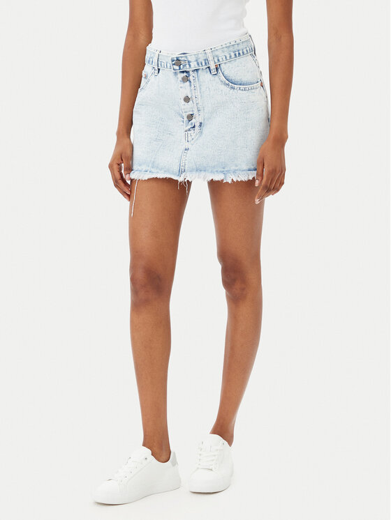 One Teaspoon Džinsinis sijonas · Mėlyna · Mini