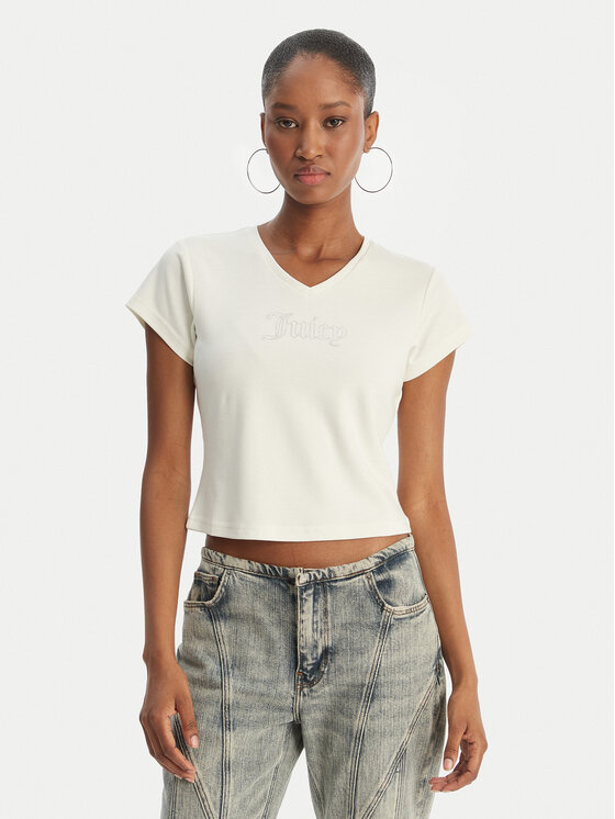 Kodas 20MAY Juicy Couture Marškinėliai · Écru