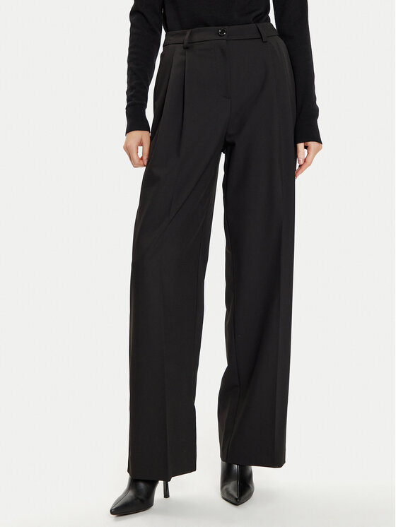 Imperial Medžiaginės kelnės · Juoda · Regular Fit