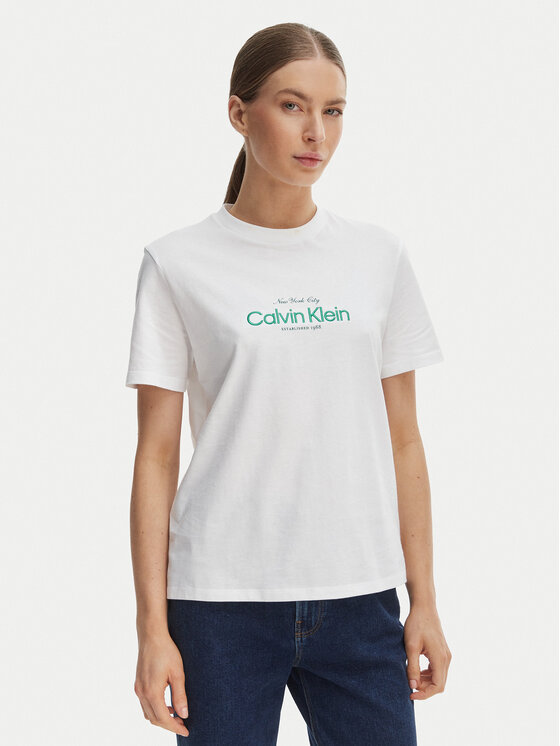 Calvin Klein Jeans Marškinėliai · Balta