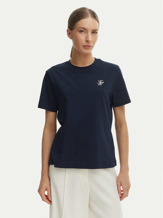 Tommy Hilfiger Marškinėliai · Tamsiai mėlyna
