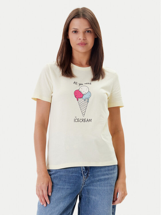 ONLY Marškinėliai · Geltona