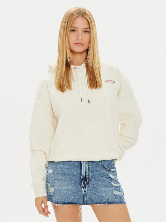 Guess Jeans Džemperis · Smėlio · Regular Fit