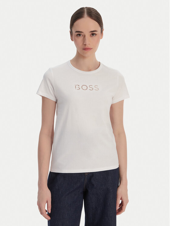 BOSS Marškinėliai · Balta