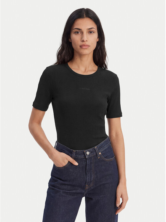 Calvin Klein Marškinėliai · Juoda