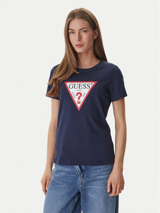 Guess Marškinėliai · Tamsiai mėlyna