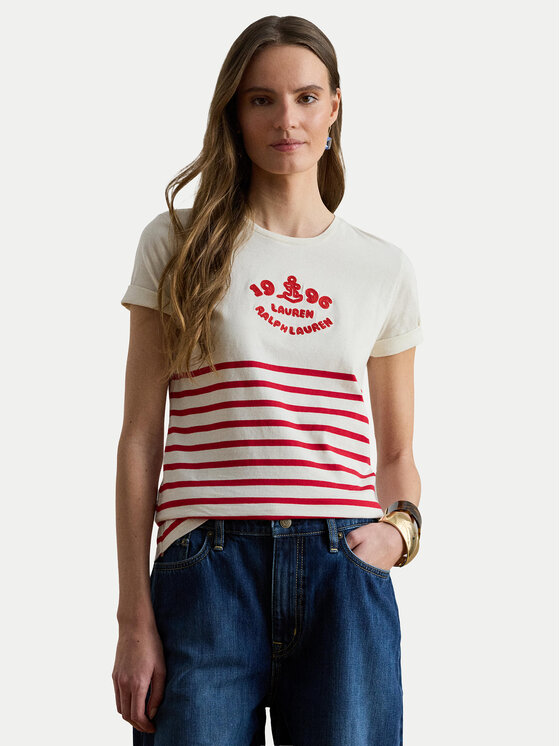 LAUREN RALPH LAUREN Marškinėliai · Écru