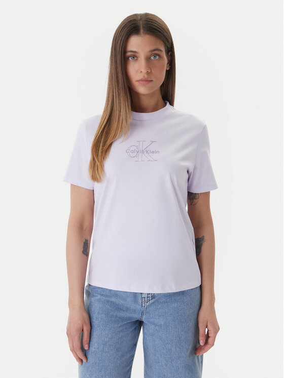 Calvin Klein Jeans Marškinėliai · Rožinė