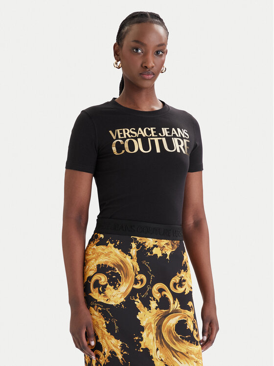 Versace Jeans Couture Marškinėliai · Juoda
