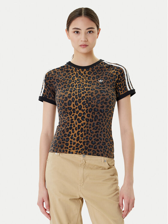 adidas Marškinėliai · Ruda