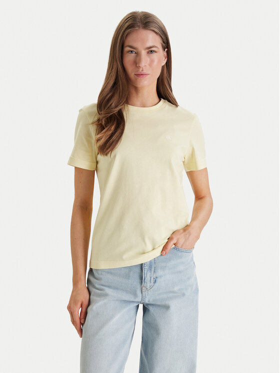 Calvin Klein Jeans Marškinėliai · Geltona