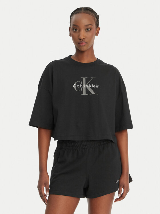 Calvin Klein Jeans Marškinėliai · Juoda