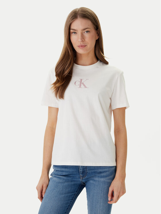 Calvin Klein Jeans Marškinėliai · Balta