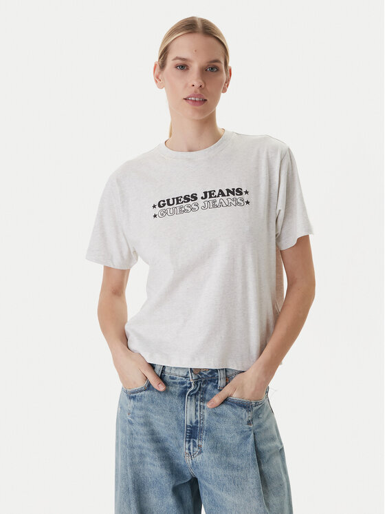 Guess Jeans Marškinėliai · Pilka