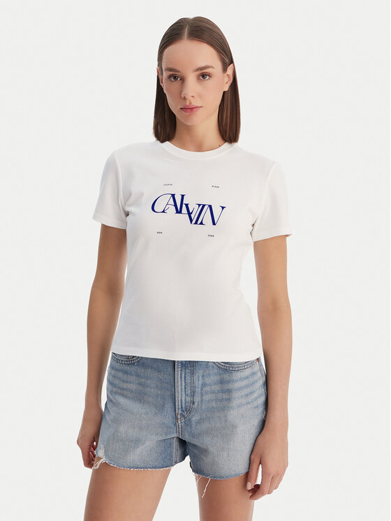 Calvin Klein Jeans Marškinėliai · Balta