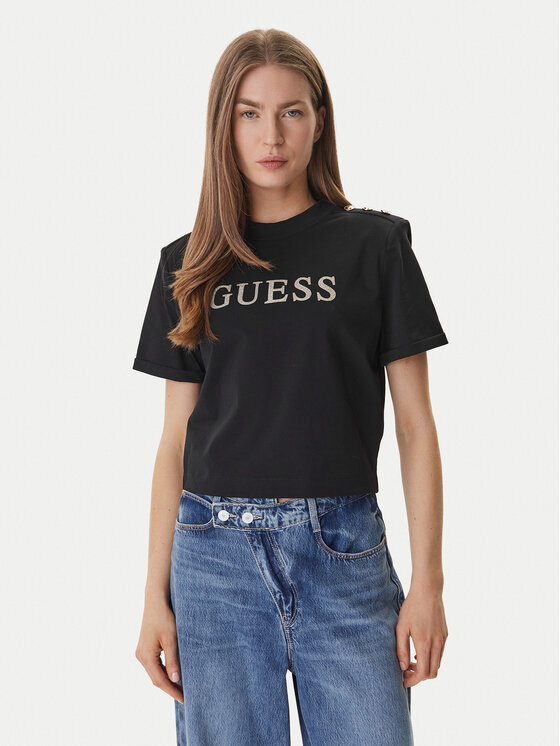 Guess Marškinėliai · Juoda