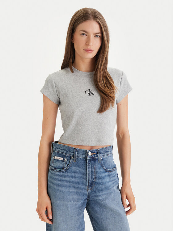 Calvin Klein Jeans Marškinėliai · Pilka