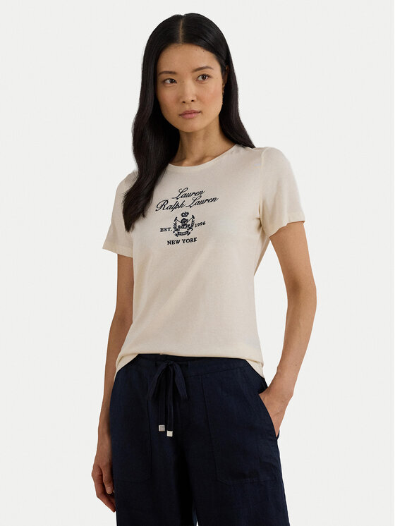 LAUREN RALPH LAUREN Marškinėliai · Smėlio