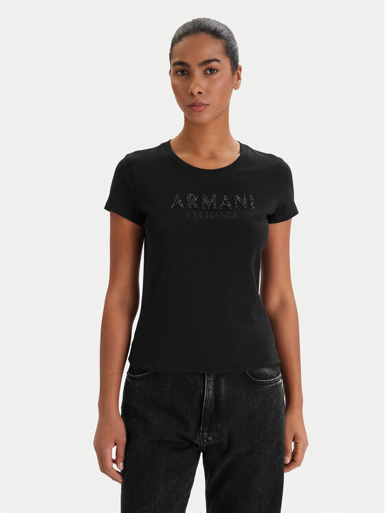 Kodas 20MAY Armani Exchange Marškinėliai · Juoda