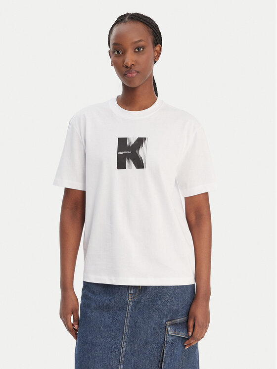 Kodas 20MAY Karl Lagerfeld Jeans Marškinėliai · Balta