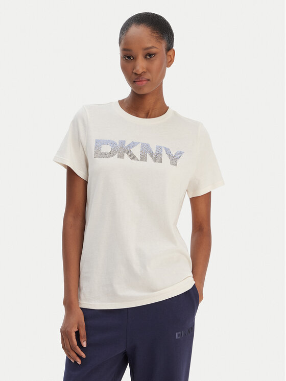 Kodas 20MAY DKNY Sport Marškinėliai · Écru