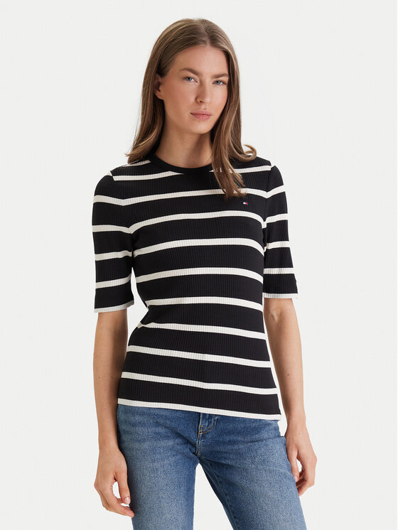 Tommy Hilfiger Marškinėliai · Juoda