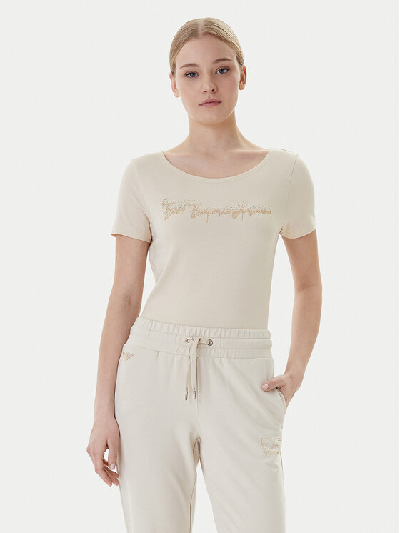 EA7 Emporio Armani Marškinėliai · Smėlio