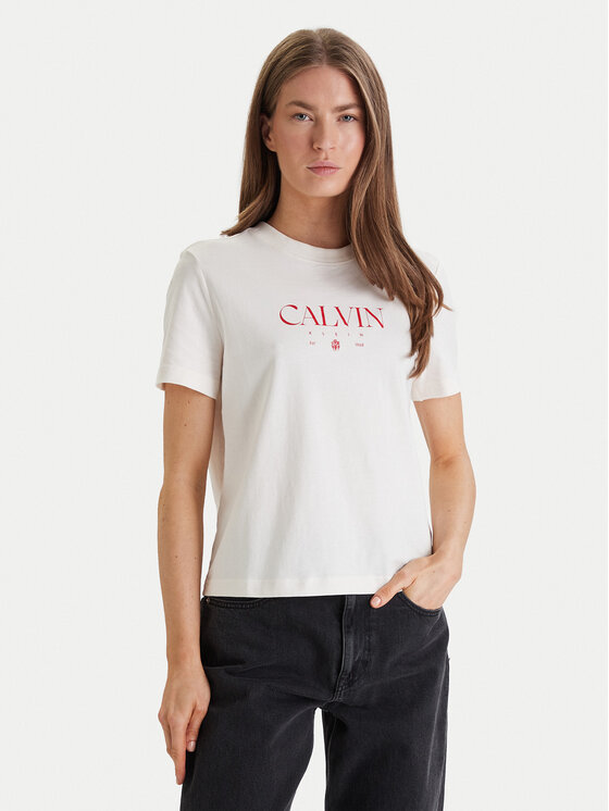 Calvin Klein Jeans Marškinėliai · Balta