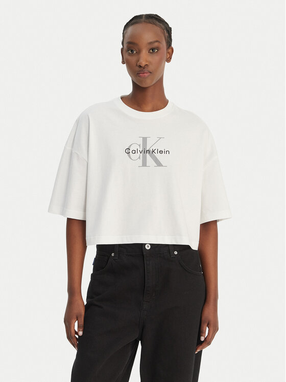 Calvin Klein Jeans Marškinėliai · Balta
