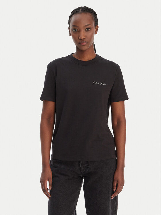Calvin Klein Jeans Marškinėliai · Juoda