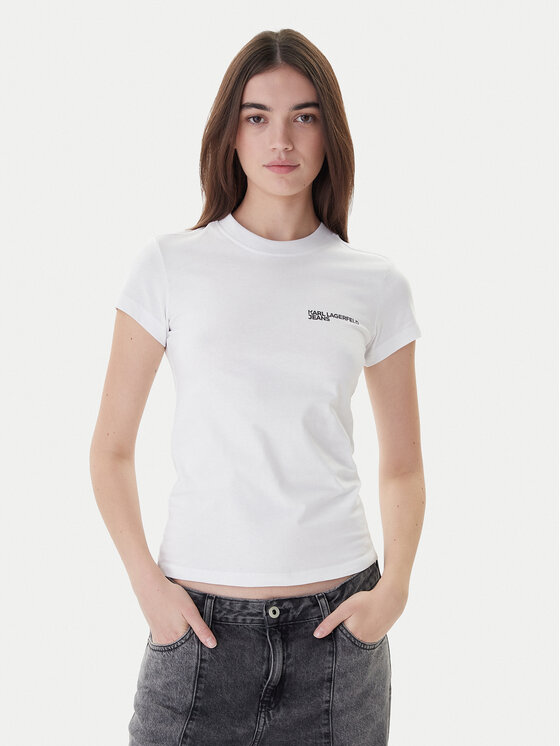 Karl Lagerfeld Jeans Marškinėliai · Balta