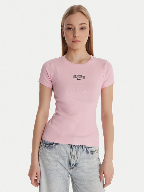 Guess Jeans Marškinėliai · Rožinė