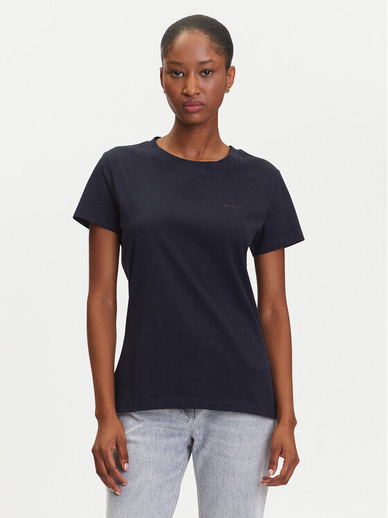 BOSS Marškinėliai · Tamsiai mėlyna