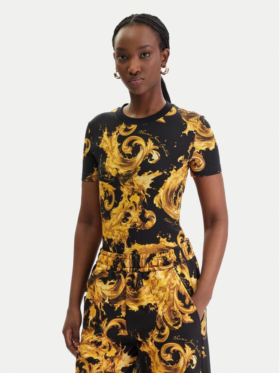 Versace Jeans Couture Marškinėliai · Juoda