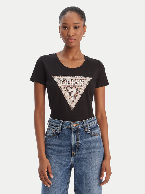 Kodas SUN15 Guess Marškinėliai · Juoda