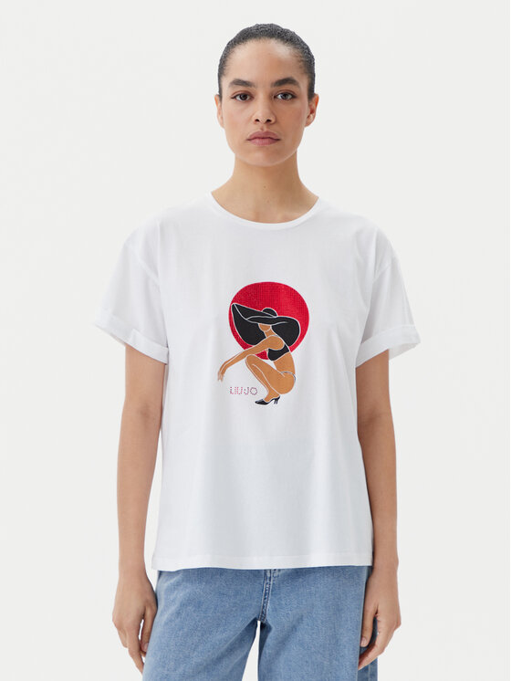 Liu Jo Beachwear Marškinėliai · Balta